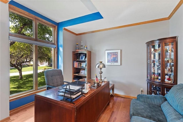 11808 W 128th St, Overland Park, KS 66213 - office space featuring ornamental molding and light wood-style flooring