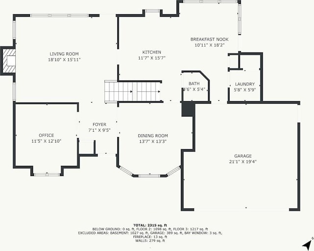11808 W 128th St, Overland Park, KS 66213 - view of home floor plan