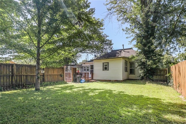 311 E Mary St, Yates Center, KS 66783 - view of fenced backyard