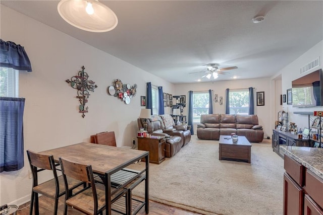 203 E Elm St, Olathe, KS 66061 - living room with ceiling fan