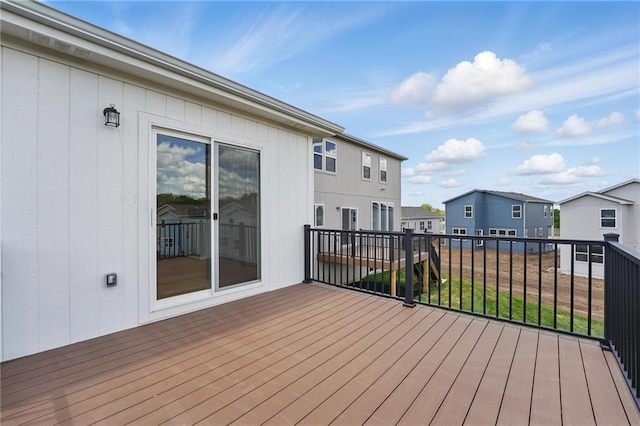 778 Creekmoor Dr, Raymore, MO 64083 - deck featuring a residential view