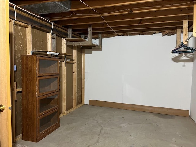 1423 Hickory St, Atchison, KS 66002 - view of unfinished below grade area