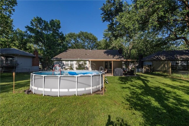 1005 SE Alice St, Blue Springs, MO 64014 - rear view of house