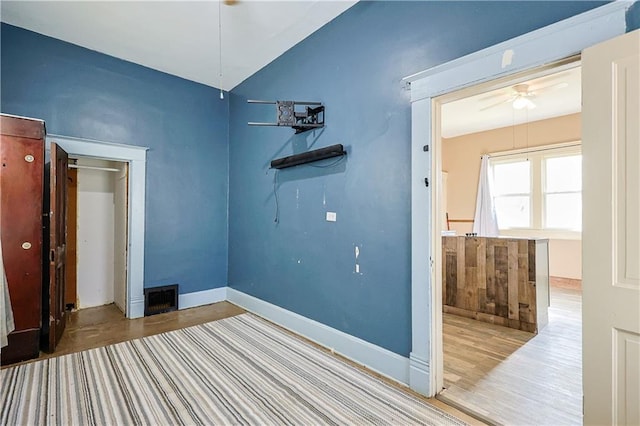 2627 Renick St, Saint Joseph, MO 64507 - spare room with a ceiling fan and wood finished floors