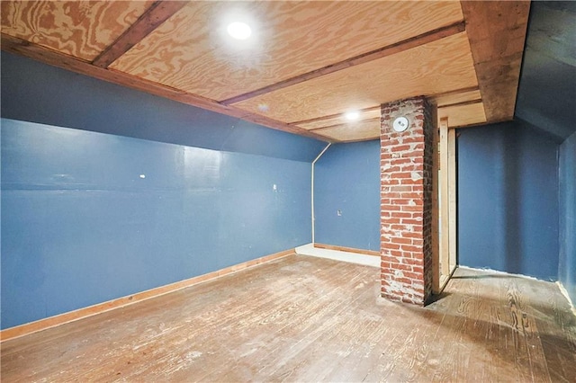 2627 Renick St, Saint Joseph, MO 64507 - bonus room featuring wood finished floors and lofted ceiling