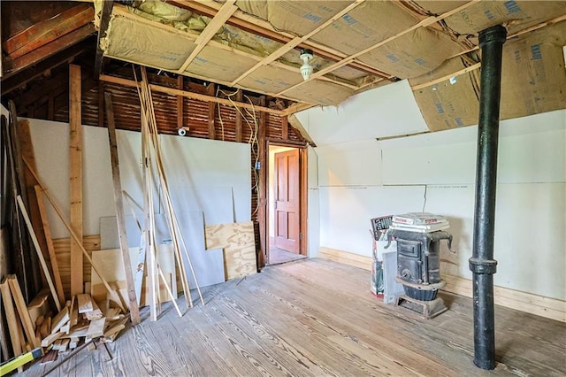 2627 Renick St, Saint Joseph, MO 64507 - basement with wood finished floors