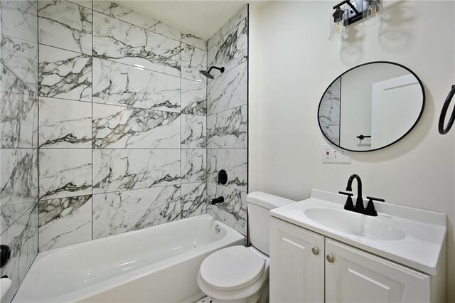 5236 Woodland Ave, Kansas City, MO 64110 - bathroom featuring bathtub / shower combination and vanity