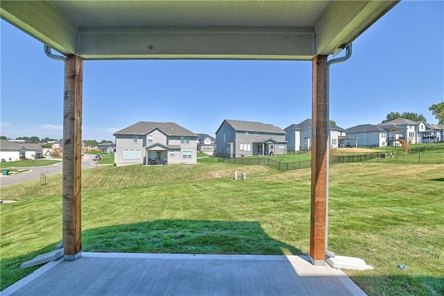 6122 Lewis Dr, Shawnee, KS 66226 - view of yard featuring a residential view and a patio area