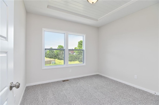6108 Lewis Dr, Shawnee, KS 66226 - spare room featuring carpet floors and a tray ceiling