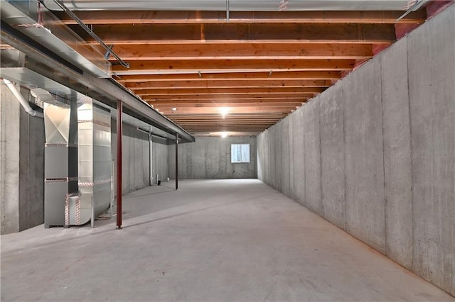 6118 Lewis Dr, Shawnee, KS 66226 - basement with heating unit