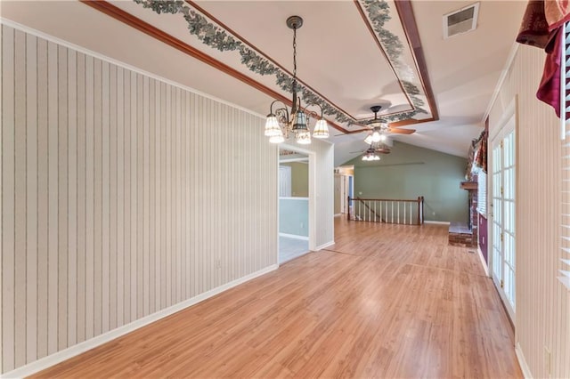 32204 Apple Hill Dr, Paola, KS 66071 - unfurnished room featuring light wood-type flooring and ceiling fan