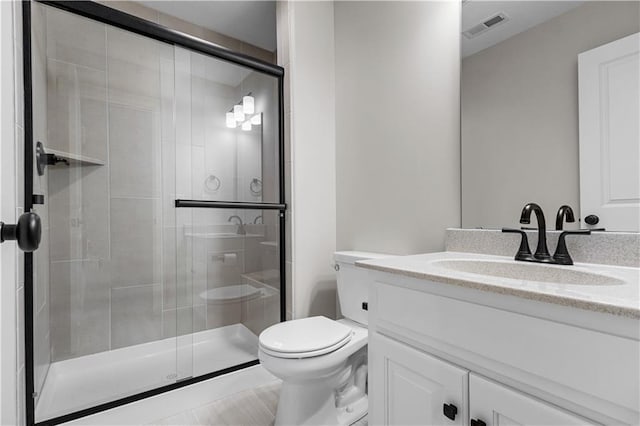 16779 S Durango St, Olathe, KS 66062 - bathroom featuring vanity and a stall shower