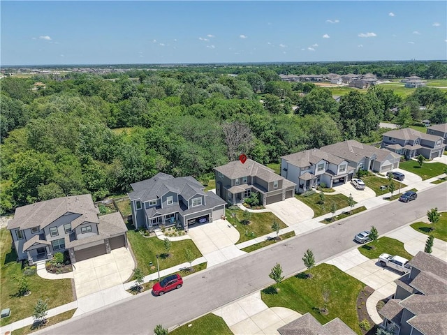 16779 S Durango St, Olathe, KS 66062 - aerial perspective of suburban area