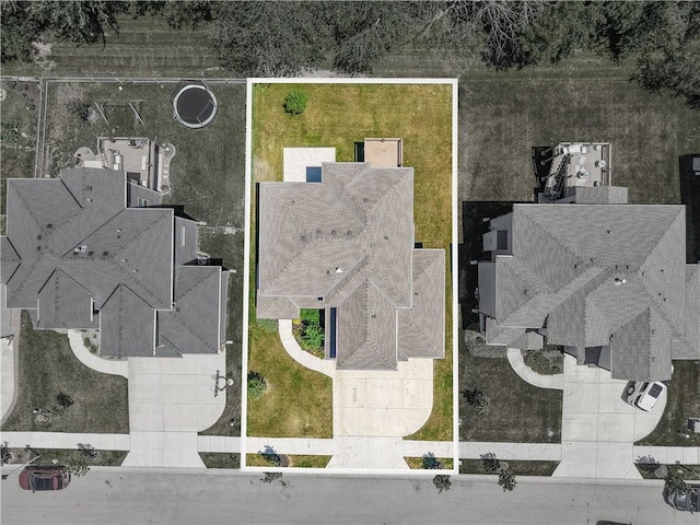 16779 S Durango St, Olathe, KS 66062 - aerial view of property and surrounding area featuring property boundaries highlighted
