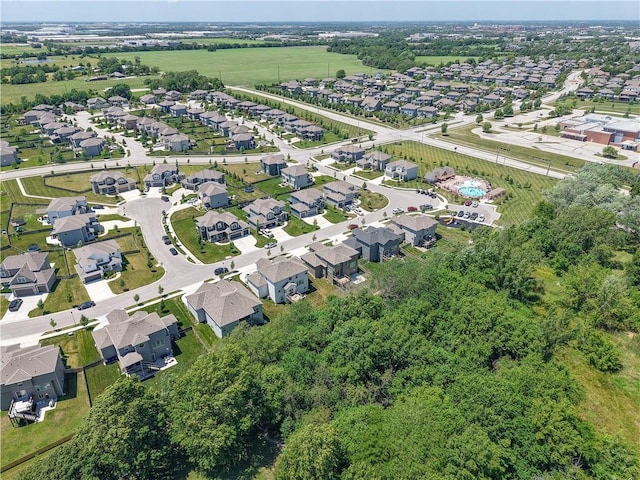 16779 S Durango St, Olathe, KS 66062 - aerial overview of property's location featuring nearby suburban area