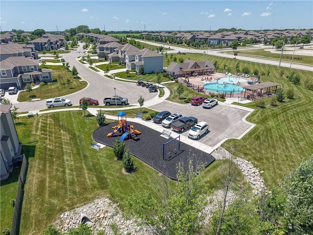 16779 S Durango St, Olathe, KS 66062 - aerial perspective of suburban area
