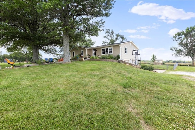24245 K 68 Hwy, Paola, KS 66071 - view of front facade with a front lawn