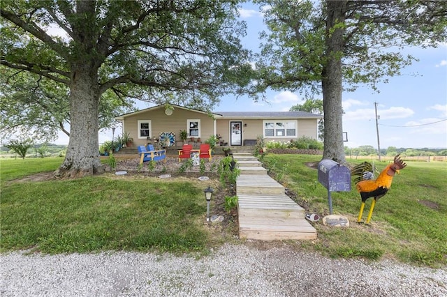 24245 K 68 Hwy, Paola, KS 66071 - view of front of property with a front lawn