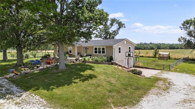 24245 K 68 Hwy, Paola, KS 66071 - single story home with concrete driveway and a garage