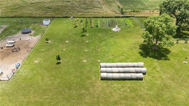 24245 K 68 Hwy, Paola, KS 66071 - aerial view of property's location featuring rural landscape