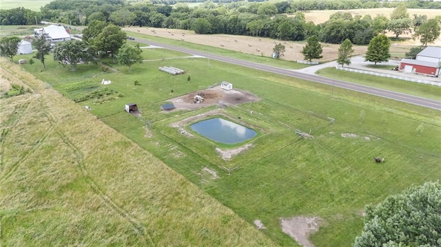 24245 K 68 Hwy, Paola, KS 66071 - aerial view of property's location featuring rural landscape