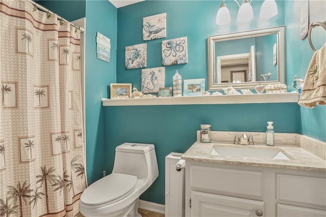 1641 N Hunter Dr, Olathe, KS 66061 - bathroom featuring vanity and curtained shower