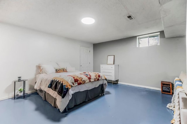 118 SE 215th Rd, Warrensburg, MO 64093 - bedroom with concrete flooring and baseboards