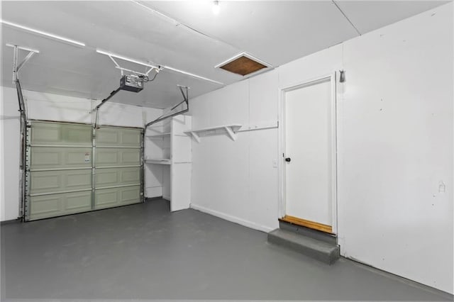 8918 Switzer St, Overland Park, KS 66214 - garage featuring a garage door opener