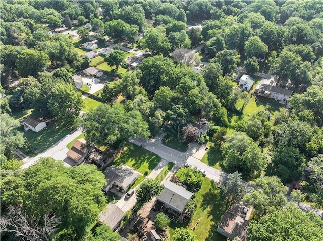 5513 Hardy Ave, Raytown, MO 64133 - aerial overview of property's location with nearby suburban area