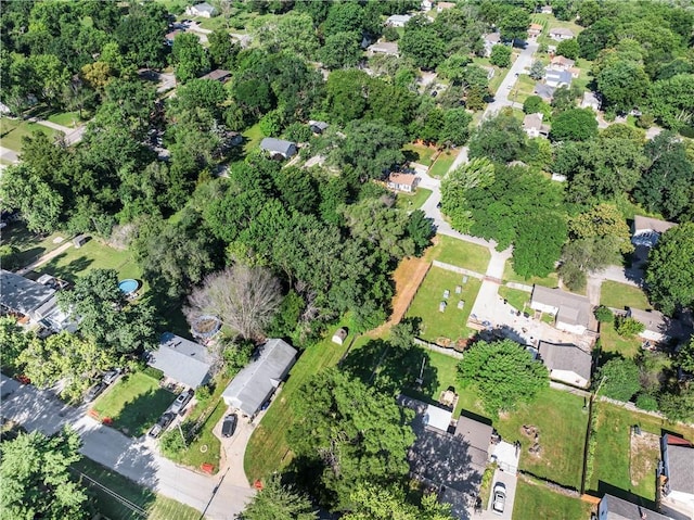 5513 Hardy Ave, Raytown, MO 64133 - aerial view of property and surrounding area with nearby suburban area