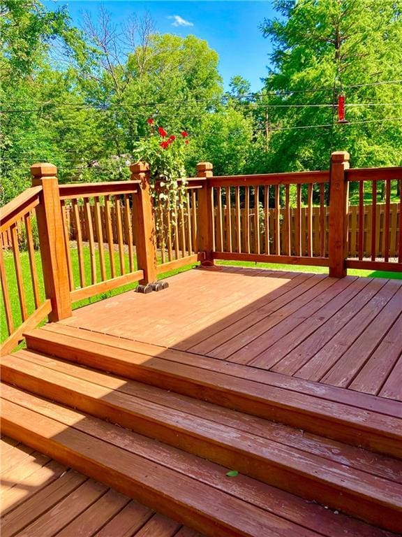 7909 Appleton Ave, Raytown, MO 64138 - view of deck