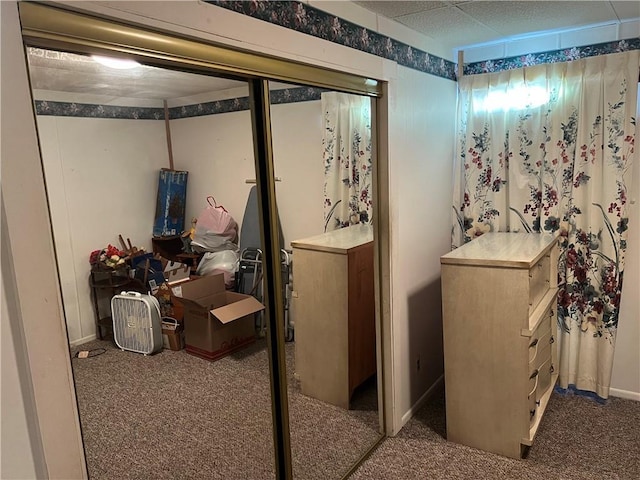 409 S Buckeye St, Iola, KS 66749 - basement featuring carpet and baseboards