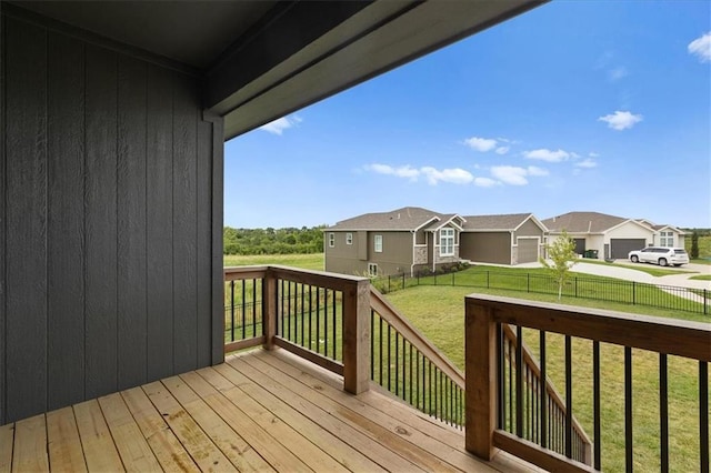 29702 W 195th St, Gardner, KS 66030 - wooden terrace featuring a residential view