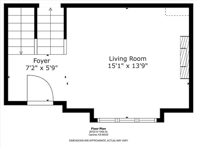 29702 W 195th St, Gardner, KS 66030 - view of room layout