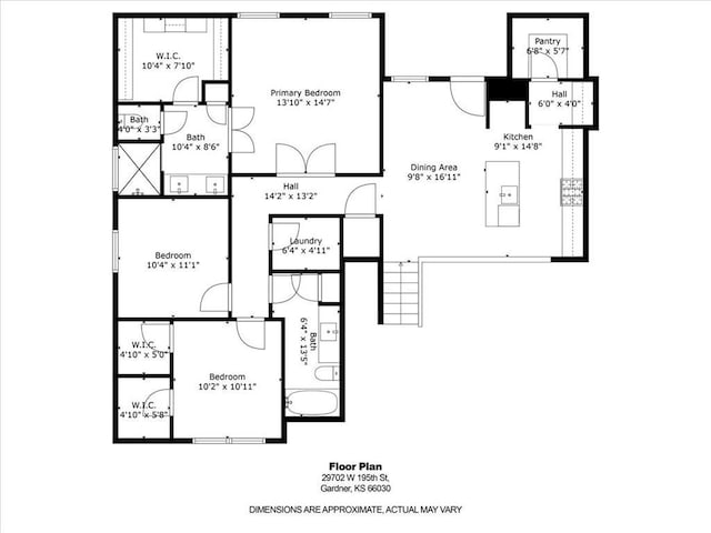 29702 W 195th St, Gardner, KS 66030 - view of property floor plan