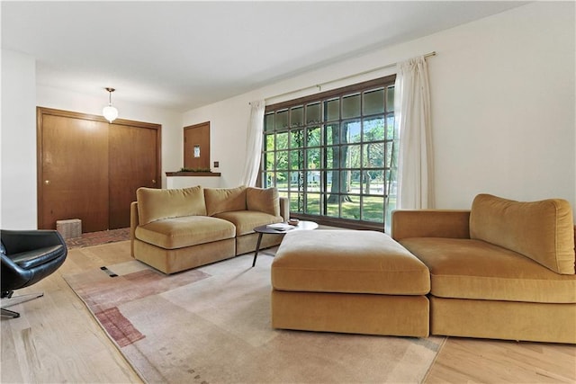 7100 Antioch Rd, Merriam, KS 66204 - living area with light wood finished floors