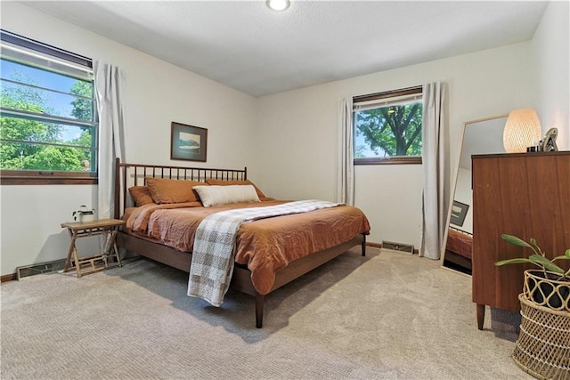7100 Antioch Rd, Merriam, KS 66204 - bedroom with multiple windows and light carpet
