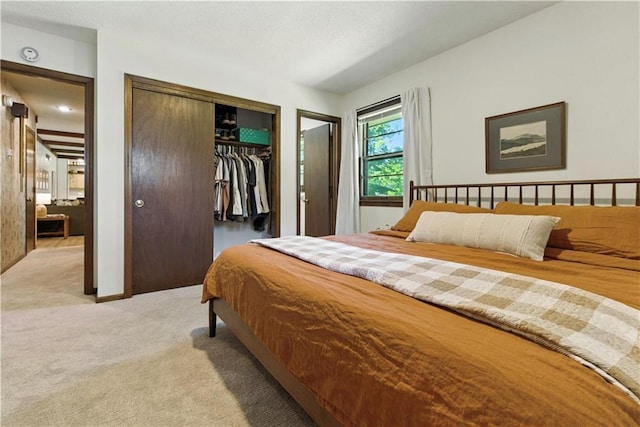 7100 Antioch Rd, Merriam, KS 66204 - bedroom featuring light colored carpet and a closet