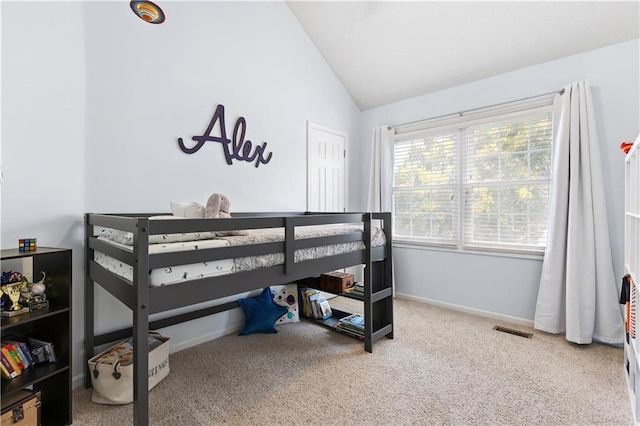14162 W 150th Ct, Olathe, KS 66062 - bedroom featuring vaulted ceiling and carpet floors