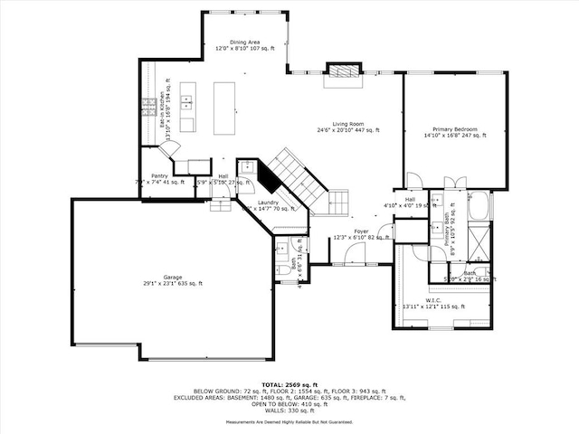 704 SW Admiral Byrd Dr, Lees Summit, MO 64082 - view of property floor plan