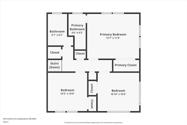 5015 S Marion Ave, Independence, MO 64055 - view of room layout