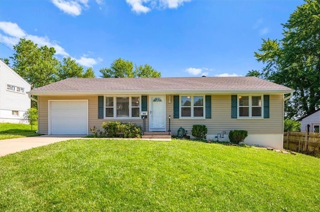 802 W 39th St N, Independence, MO 64050 - single story home with concrete driveway and a garage