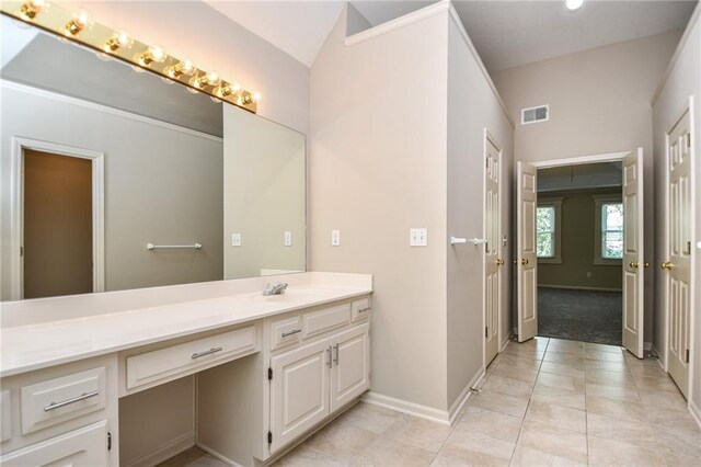 11912 W 132nd St, Overland Park, KS 66213 - bathroom featuring vanity and tile patterned flooring
