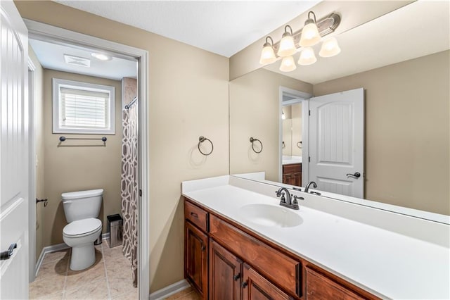 4890 NW Linder Ln, Riverside, MO 64150 - full bathroom featuring vanity and tile patterned floors