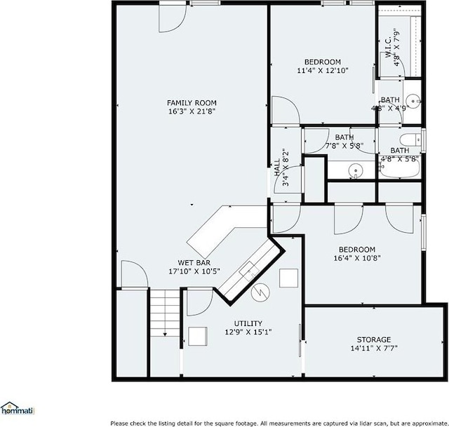 4890 NW Linder Ln, Riverside, MO 64150 - view of floor plan / room layout