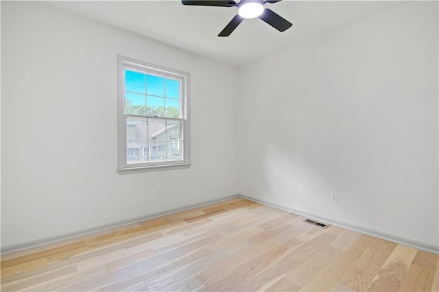 16117 W 125th Ter, Olathe, KS 66062 - spare room with wood finished floors and ceiling fan