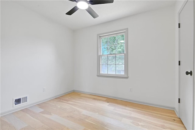 16117 W 125th Ter, Olathe, KS 66062 - empty room featuring light wood-style floors and ceiling fan