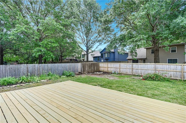16117 W 125th Ter, Olathe, KS 66062 - deck with a fenced backyard and a residential view