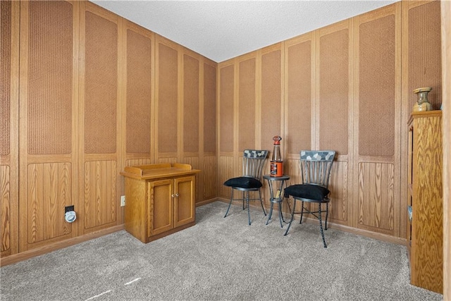 3602 S Sweeney Rd, Grain Valley, MO 64029 - living area featuring carpet and a decorative wall