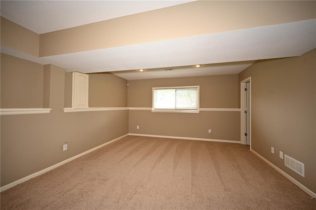 19617 Harbor Dr, Smithville, MO 64089 - spare room featuring baseboards and light carpet
